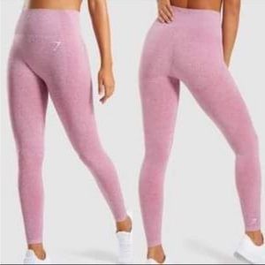 Gymshark Vital Seamless Pink Leggings Size XS